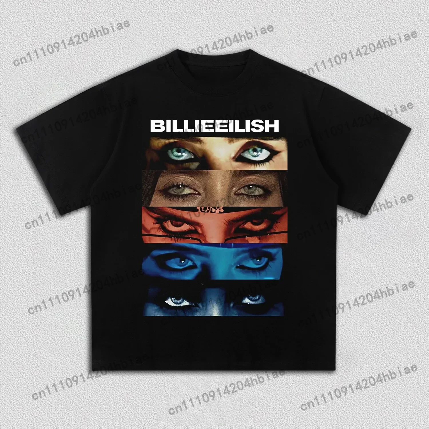 Billie Eilish Y2k graphics 100%cotton unisex shirt 2026 New O-neck Short Sleeve men's Women's fashion hip-hop T-shirt fan gifts
