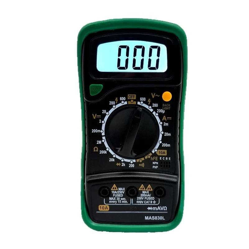 Small digital multimeter digital display high precision intelligent anti-burn maintenance universal meter