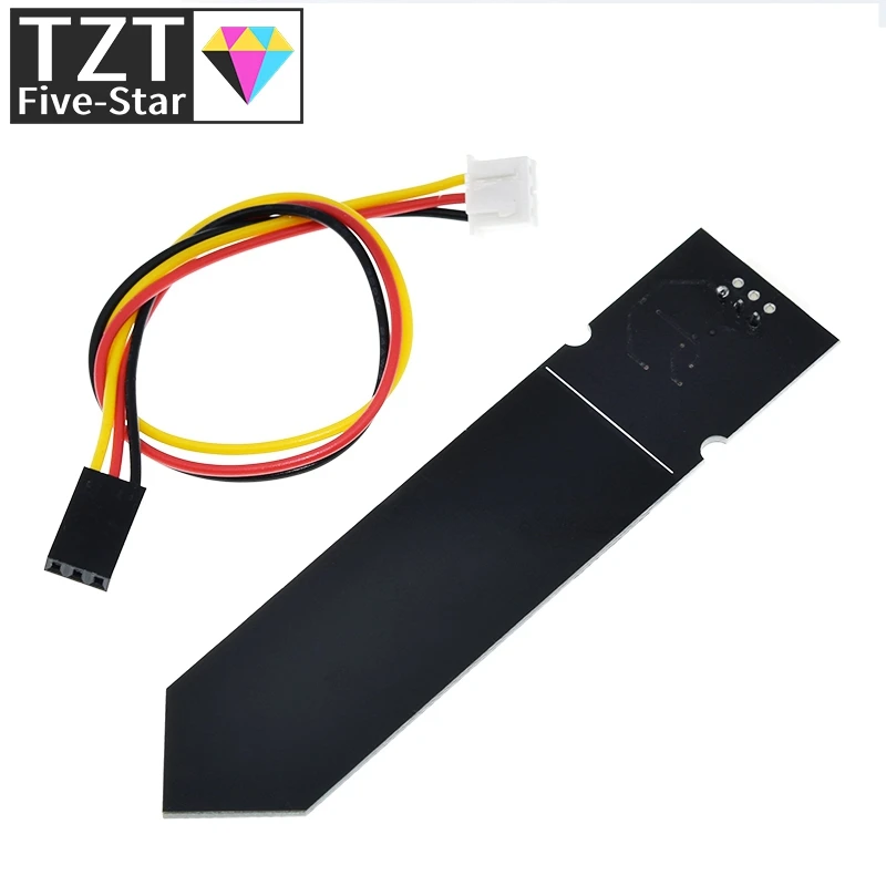 Capacitive Soil Moisture Sensor Module Not Easy to Corrode Wide Voltage Wire 3.3~5.5V Corrosion Resistant W/ Gravity for Arduino