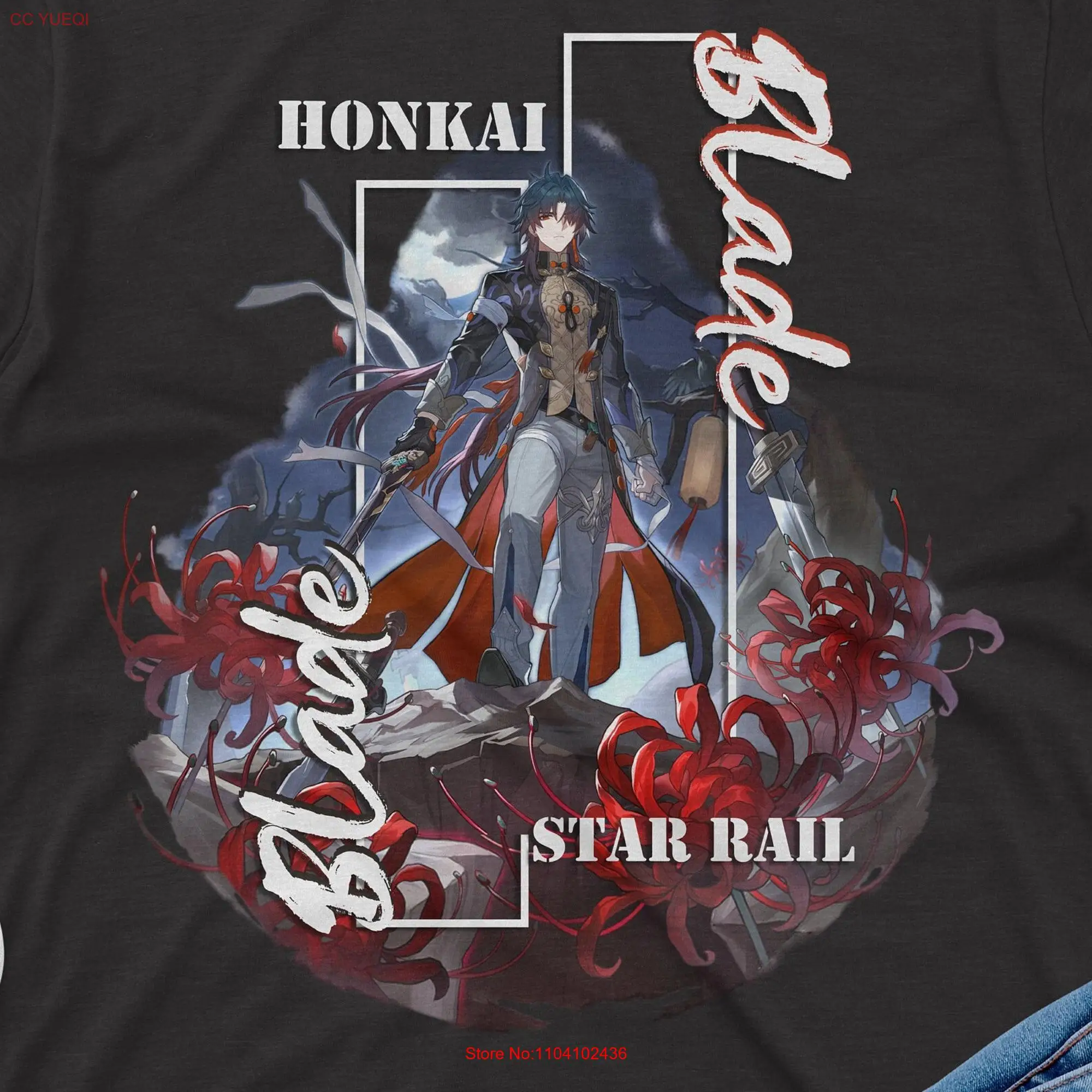 Blade Honkai Star Rail T Shirt Premium Quality Apparel with Stunning Designs Perfect for Gamers Anime Enthusiasts