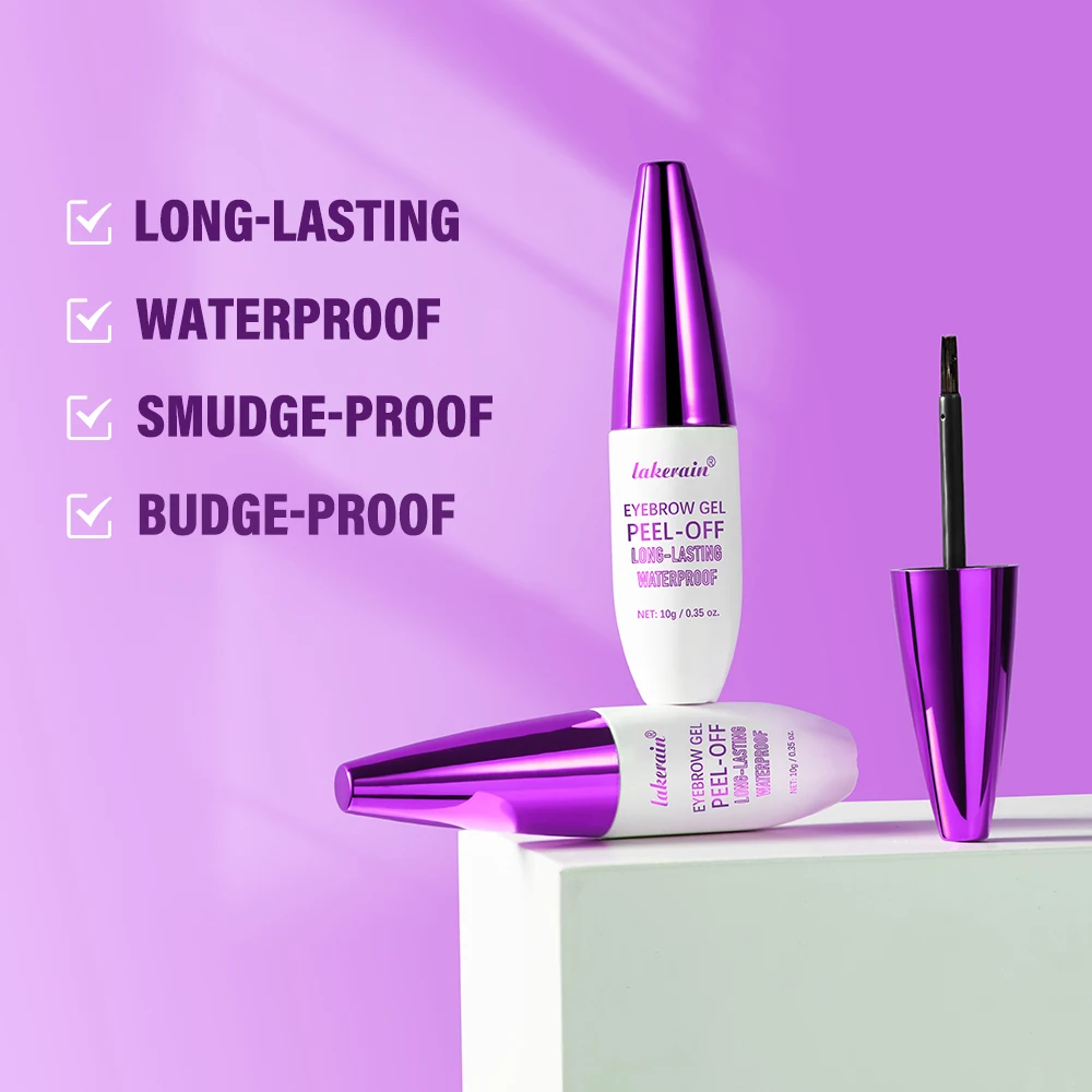 Gel à sourcils Peel-off pour tatouage, imperméable et résistant à la sueur, effet longue durée, anti-taches, teinture naturelle pour les yeux, maquillage, cosmétiques