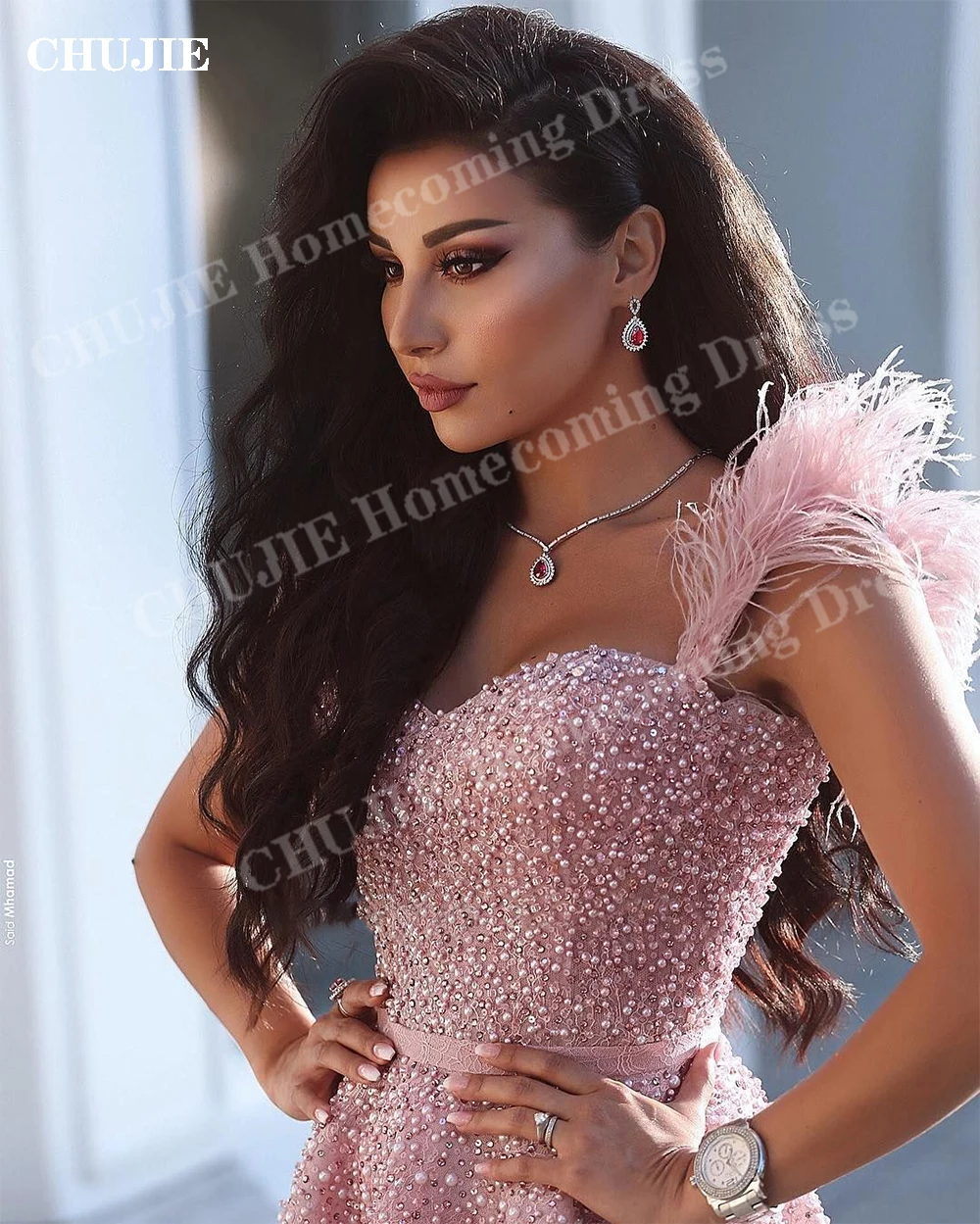 Beading Mini Homecoming Dress Prom Dresses Sweetheart Glitter Women Cocktail Party Gown Vestidos de Graduación