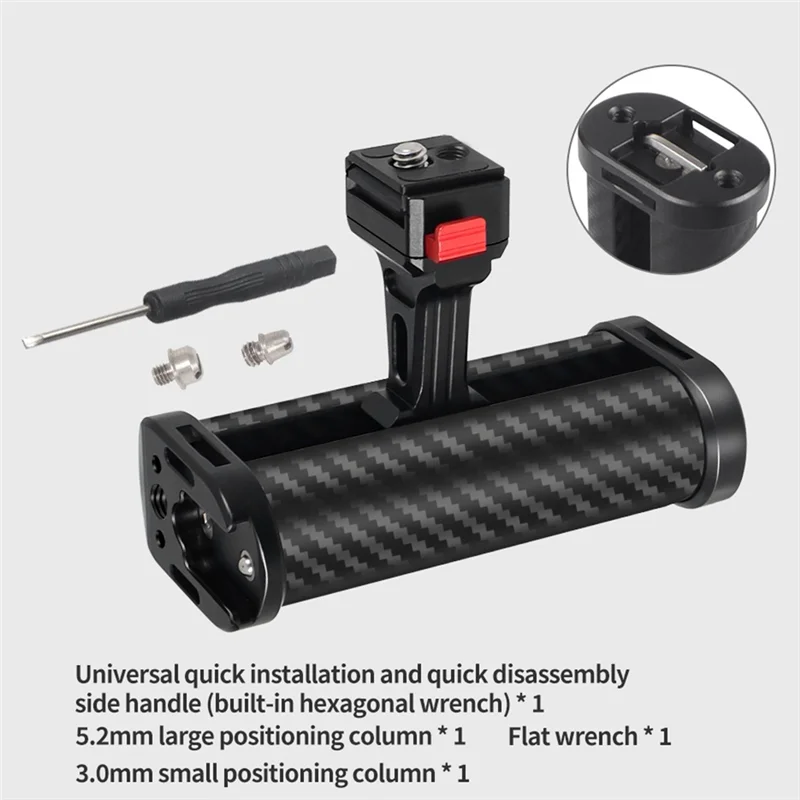 

Quick-Assembly Quick-Disassembly Universal Portable Camera Cage Left Right Grip Handles