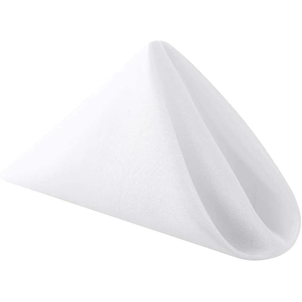 Supplies Cloth Napkins 12Pcs 40x40cm Cotton Dinner For Cleaning Cookware For Party Wedding Home Napkins Durable