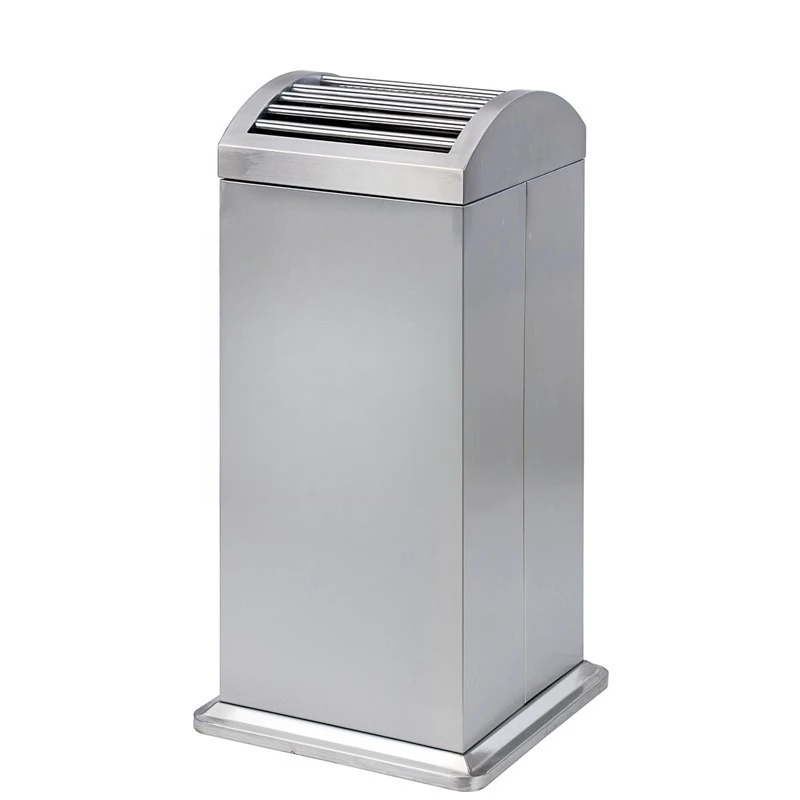

Outdoor stainless steel trash cans, outdoor single buckets with ashtrays, floor-standing fruit peel bins in shopping malls