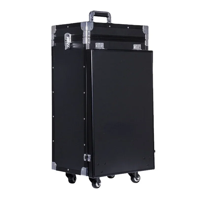 Portable Foldable Workstation Makeup Organizer Trolley Case