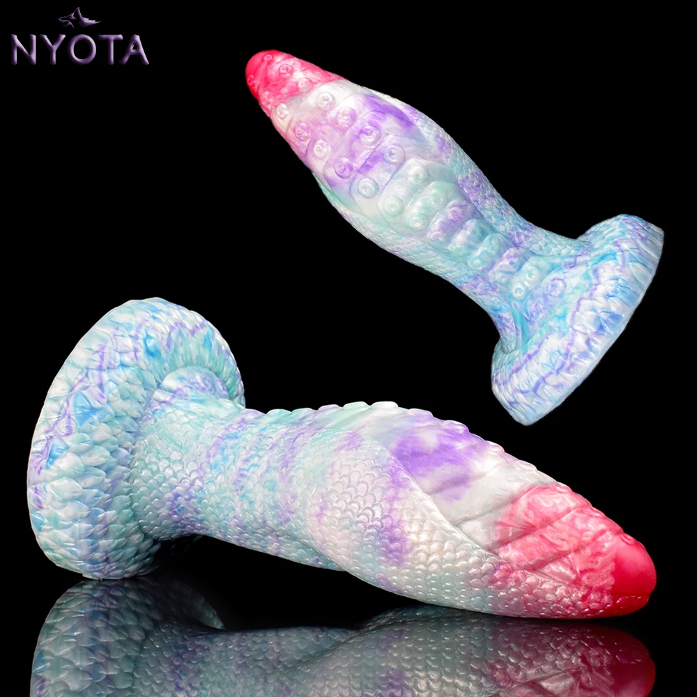 

NYOTA Tentacles Anal Plug Dick Fantasy Monster Dildo Soft Silicone Penis Dildos Butt Massage Masturbator Sex Toy For Women Men