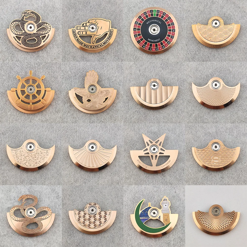 138 Styles NH35 Oscillating Weight Rotors High Quality Metal Rotors Compatible For NH35 NH36 NH38 4R Movement Replacement Parts image 4