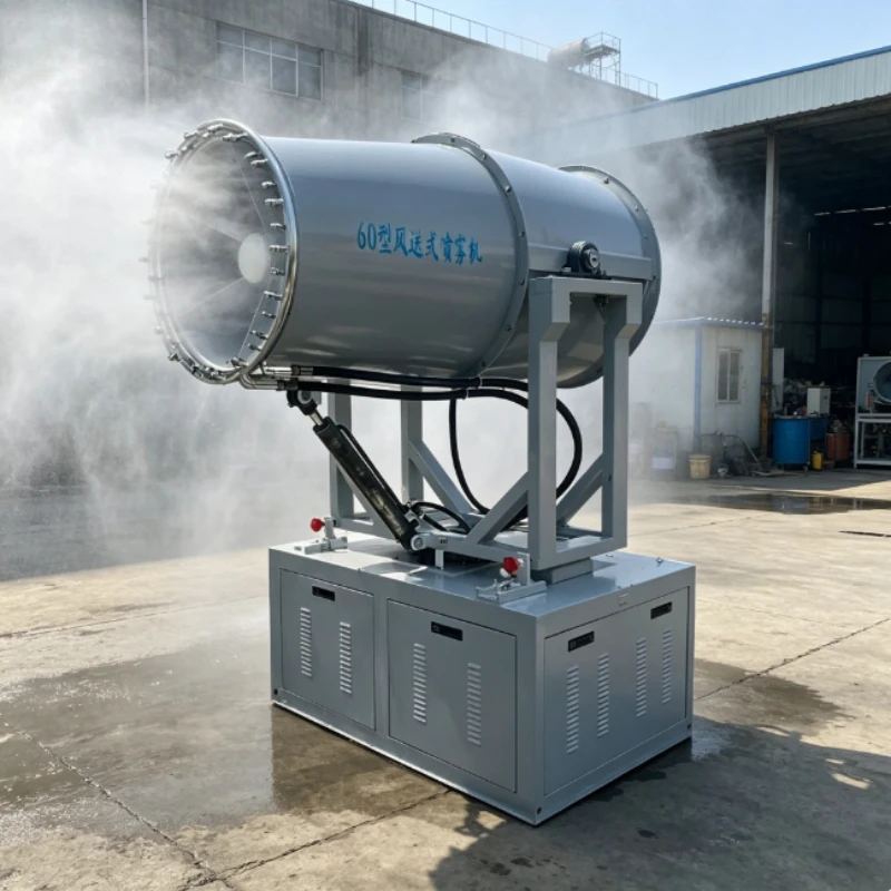 High Pressure Water Mist Fog Cannon Machine 50M For Urban Road Dust Suppression Orchard Pesticide Sprayer