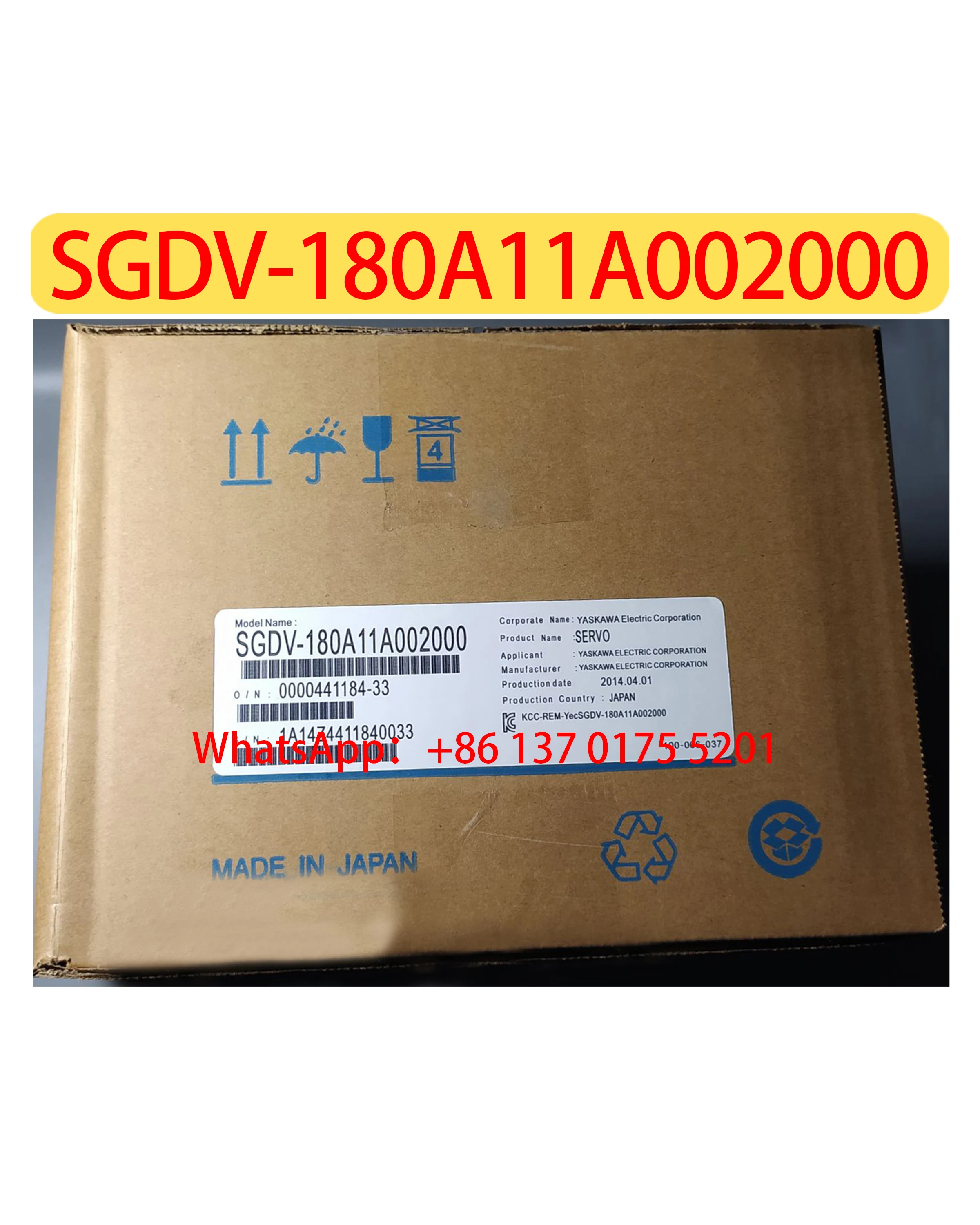 SGDV-180A11A002000 Brand New Servo Drive Original Genuine，Fast Shipping