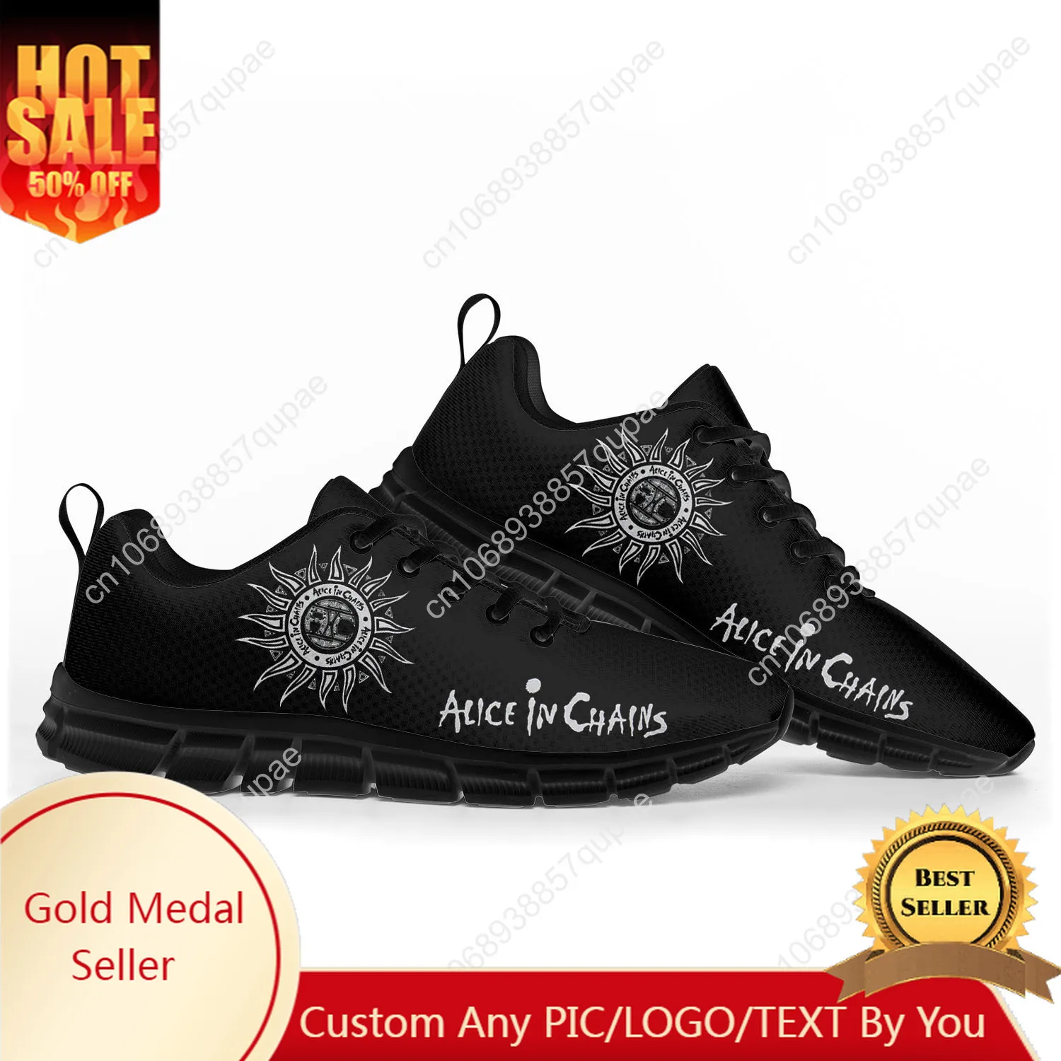 Alice In Chains Metal Rock Band Pop Sports Shoes Mens Womens Teenager Sneakers Custom High Quality Couple Shoes