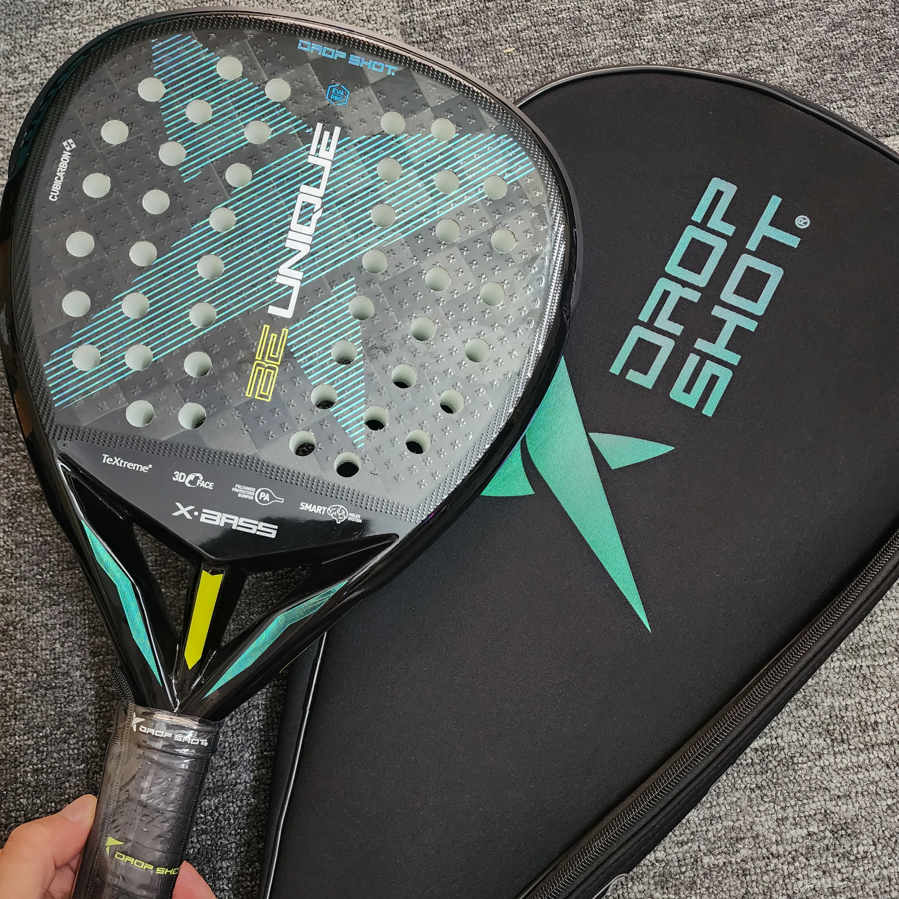 Carbon Fiber Surface Padel Racket for Men and Women, EVA Memory Flex Foam Core, Outdoor Sports, Sports, 3K,12K, 18K, 24K