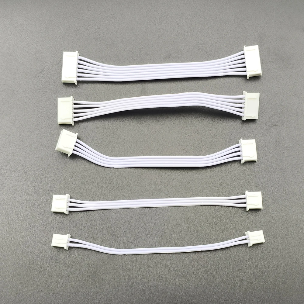 5Pcs XH 2.54 2P 3P 4P 5P 6P 7P 8P 9P 10P 12Pin Cable Wire Connector XH2.54 Plug Red White Line Length 10/20/30CM 26AWG