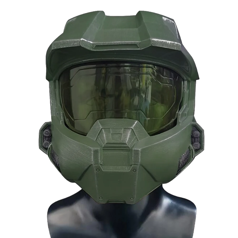 

Cosplay Master Chief John-117 Helmet Mask for Man Resin Halloween Mask Carnival Party Performance Props for Adult High Quality