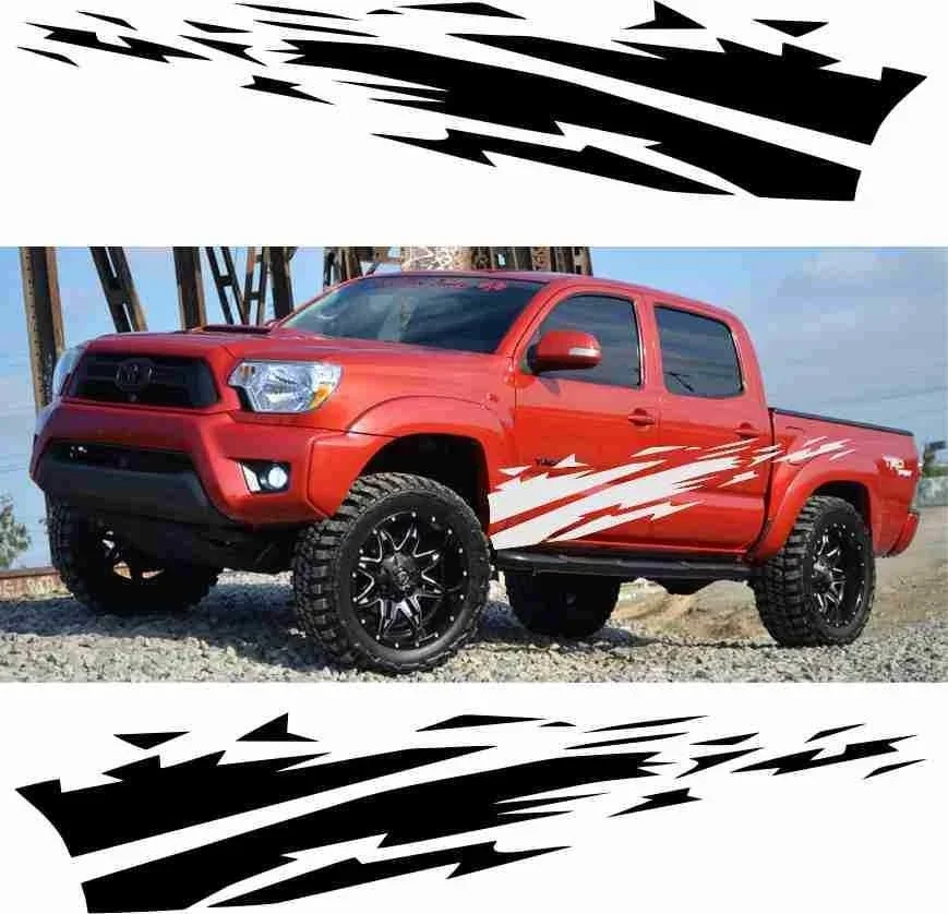 

For 2X LARGE graphics decal for Truck Car RV ATV Trailer UTV Boat Airplane vinyl SET