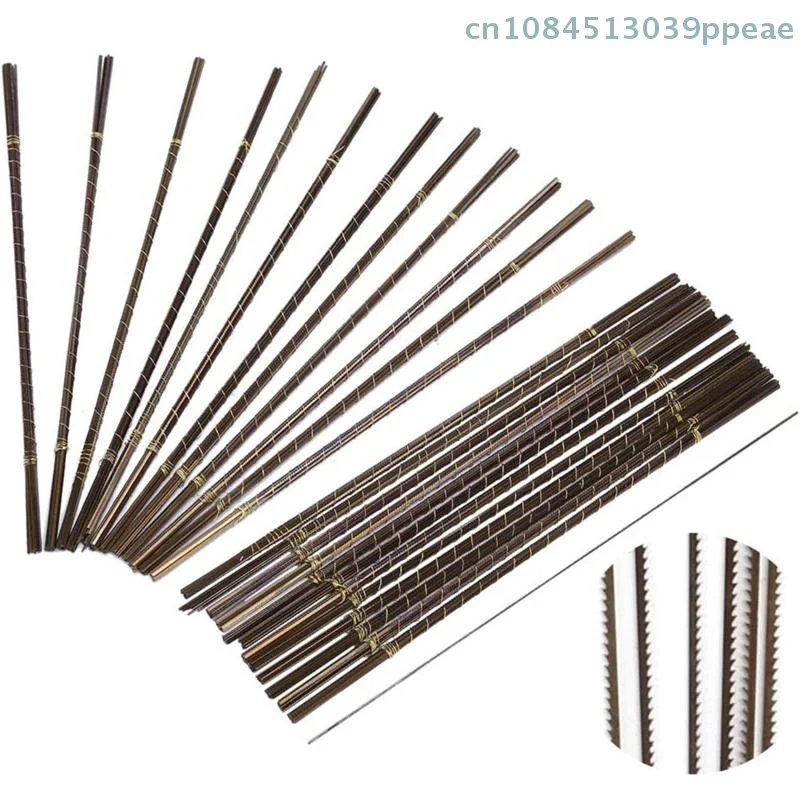 

{QTG333} 12 Pcs Jewelry Metal Cutting Saw Blades Set Handicraft Jewelry Design And Repair Gems Woodworking Hand Tools