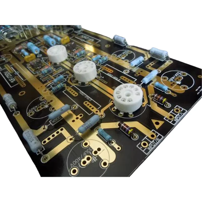 (A33) Ear834 Singing and Playback Circuit Electronic Tube MM Dynamic Magnetic Black Adhesive Gall   DIY Kit