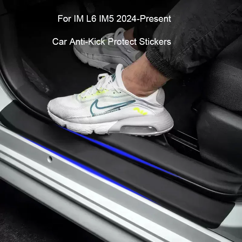 

For IM L6 IM5 2024-Present Car B-Pillar Door Anti-Kick Protect Pad Auto Trunk Anti-Dirty Scratch Resistant Exterior Accessory