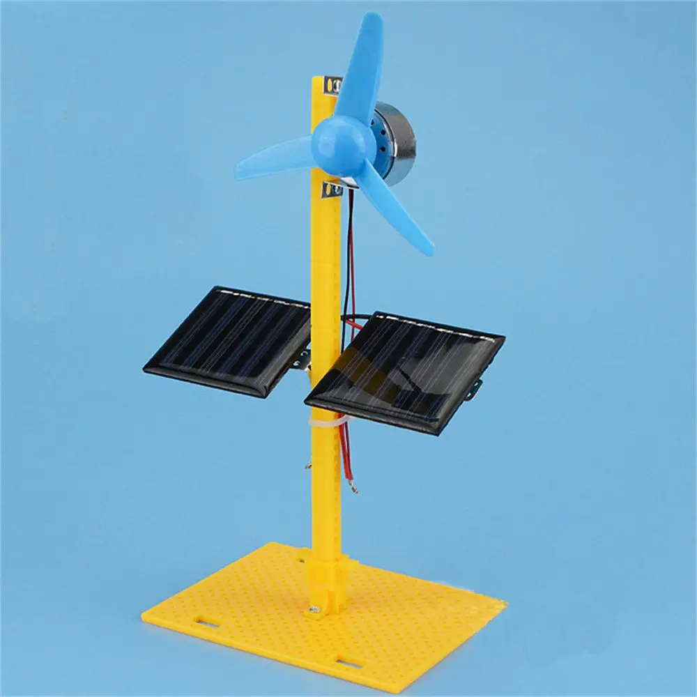 Science Educational Toys Brain-training Toys Assemble Solar Fans Solar Energy Technology Making Toys Electric Fan Toy