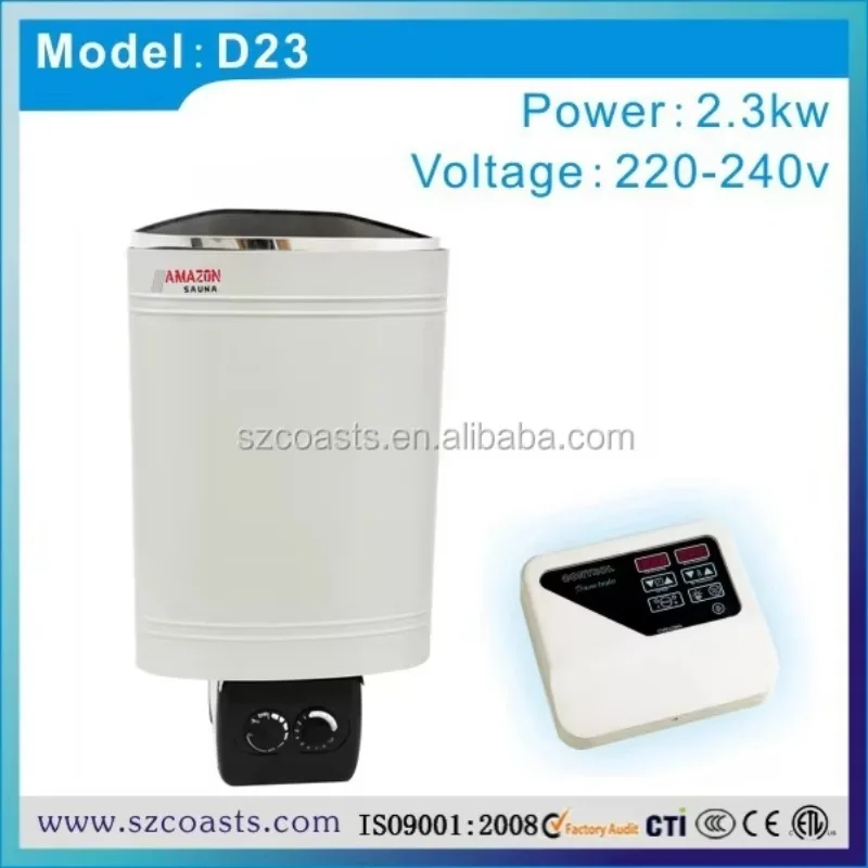 HEIRVA Sauna Equipment 2.3KW 3.6KW 220-240V Mini Sauna Bath Heater