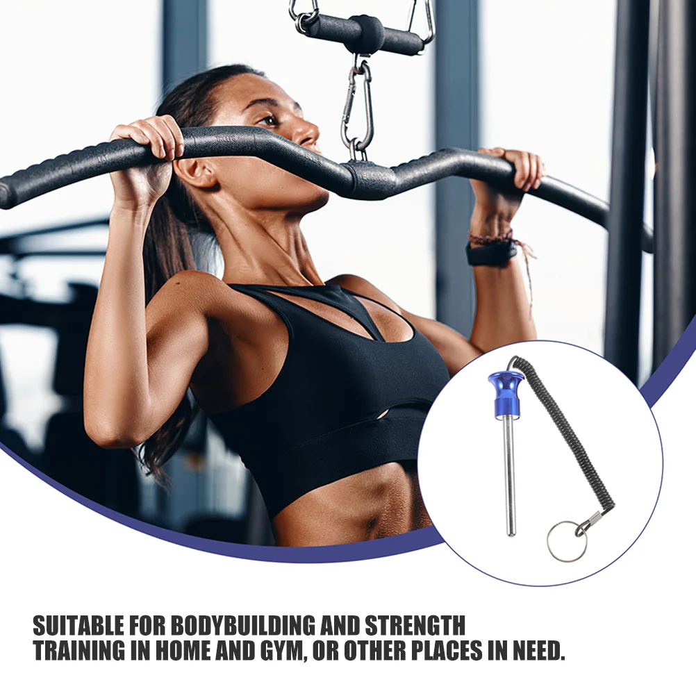 Magnetic Force Weight Plate Latch Fitness Barbell Pulley Cable Machine Pin Aluminum Arm Muscle Training Rack