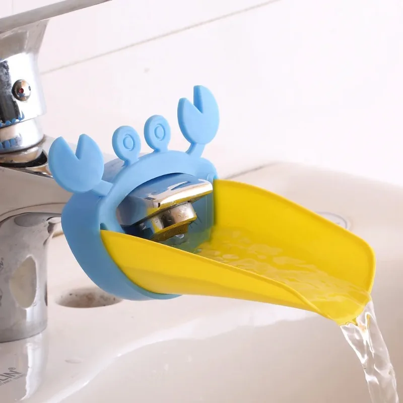 Faucet Extender Children's Hand-Washing Device Bao Bao Cartoon Silicone Extended Anti-Splash Lengthening Water Nozzle Guide Sink