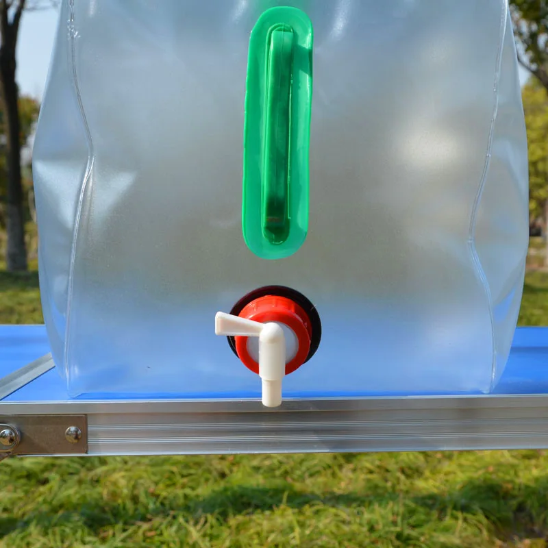 

Outdoor 20L folding transparent bucket, portable bucket, water bag, water bag, water bag utensils, outdoor multi-purpose