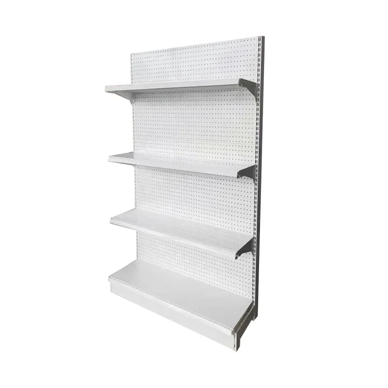 custom.YIWU Manufacture Metal Multifunction Display Rack Grocery Goods Storage Supermarket Display Shelf Retail
