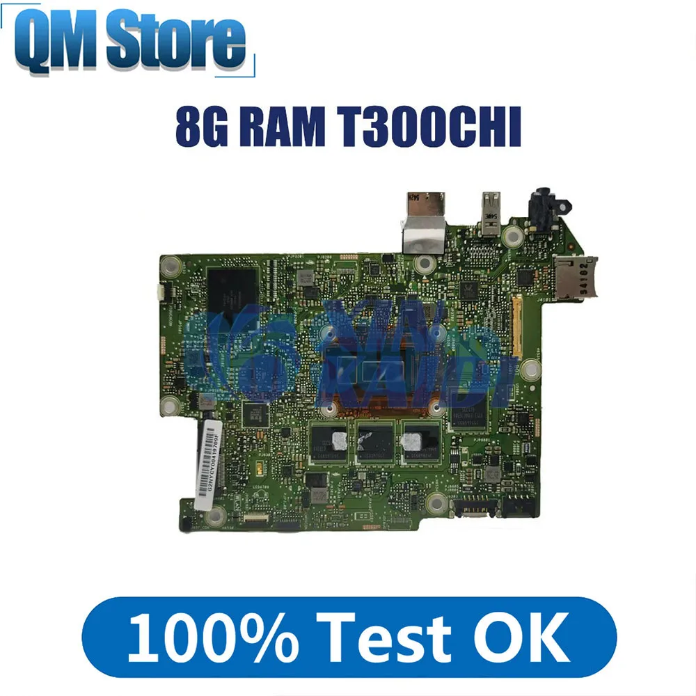 

Laptop Motherboard For ASUS Transformer Book T300CHI T300 T300C Notebook Mainboard CPU M-5Y10 8GB RAM SSD 128G Systemboard