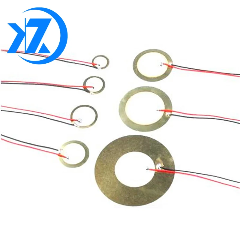 10Pcs Piezoelectric Piezo Ceramic Wafer Plate Sounder Buzzer Loudspeaker Sensor Dia 12MM/15MM/18MM/20MM/27MM/35MM/50MM Wire