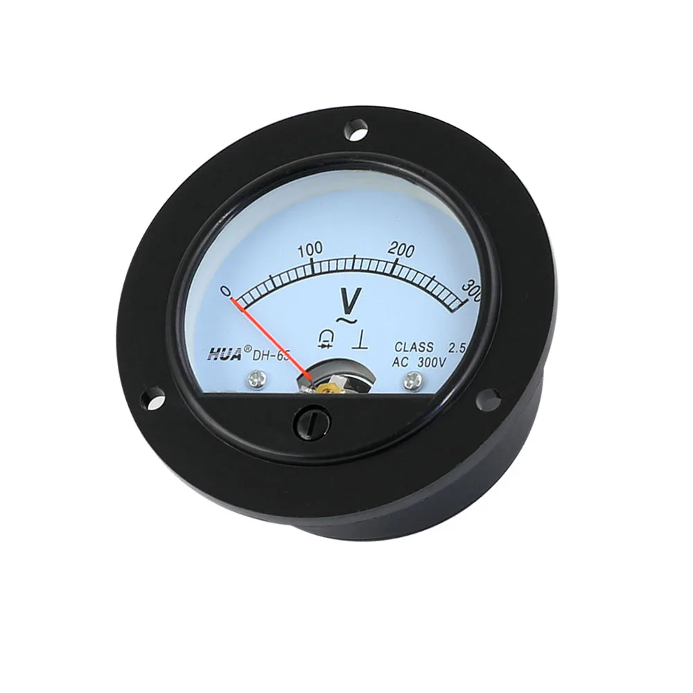 DH-65 AC Analog Voltmeter Voltage Panel Meter 1A 5A 10A 15A 20A 30A 50A 300V 500V Analog Ammeter Pointer Meter Current Meter