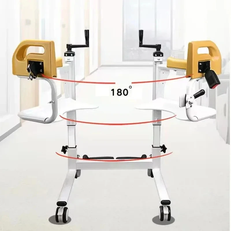 Manual Foldle With Commode Elderly Multifunctional Transfer Lift Chair Patient Fold
