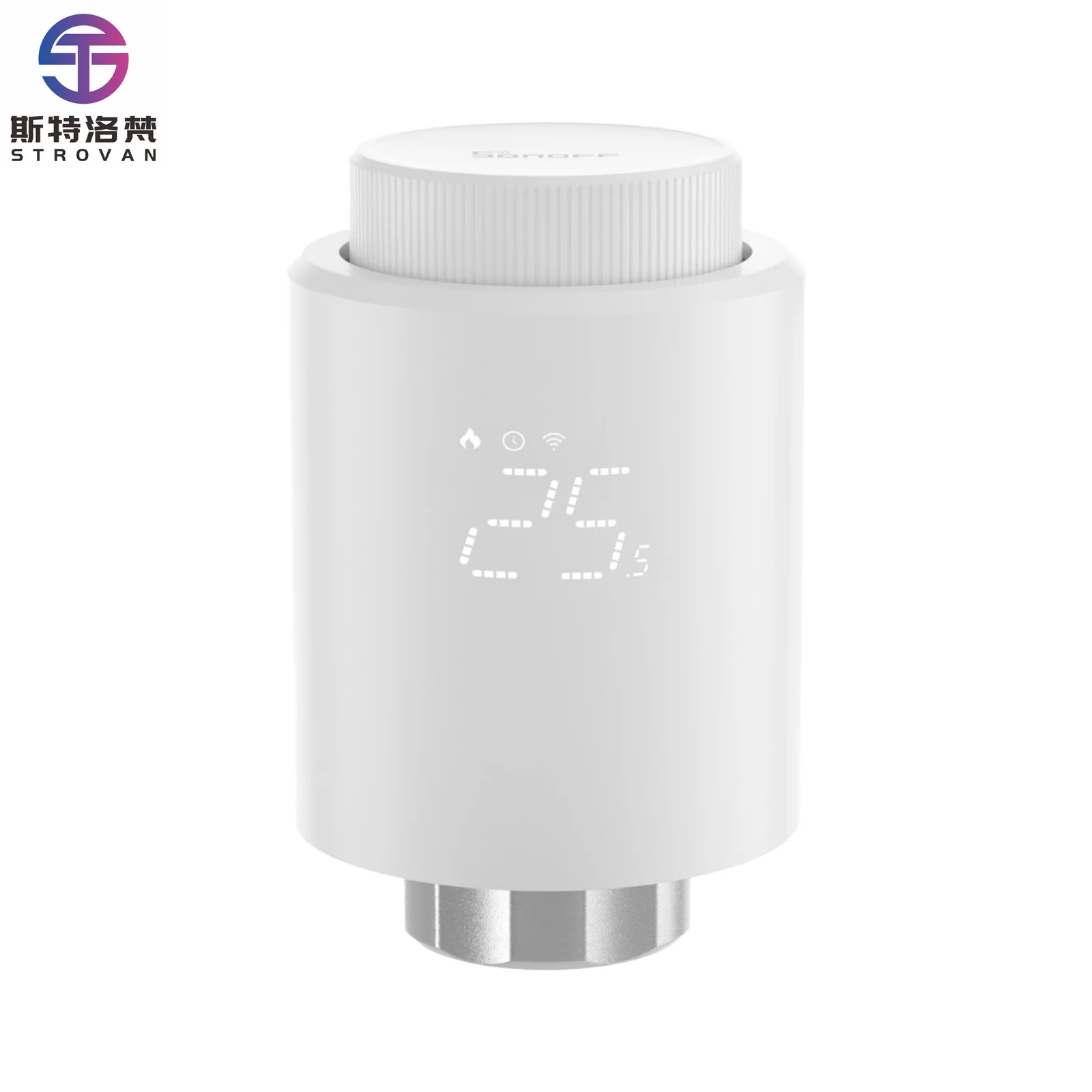 

Zigbee Thermostatic Radiator Valve ZB Smart Temperature Control for Home Works Android Battery