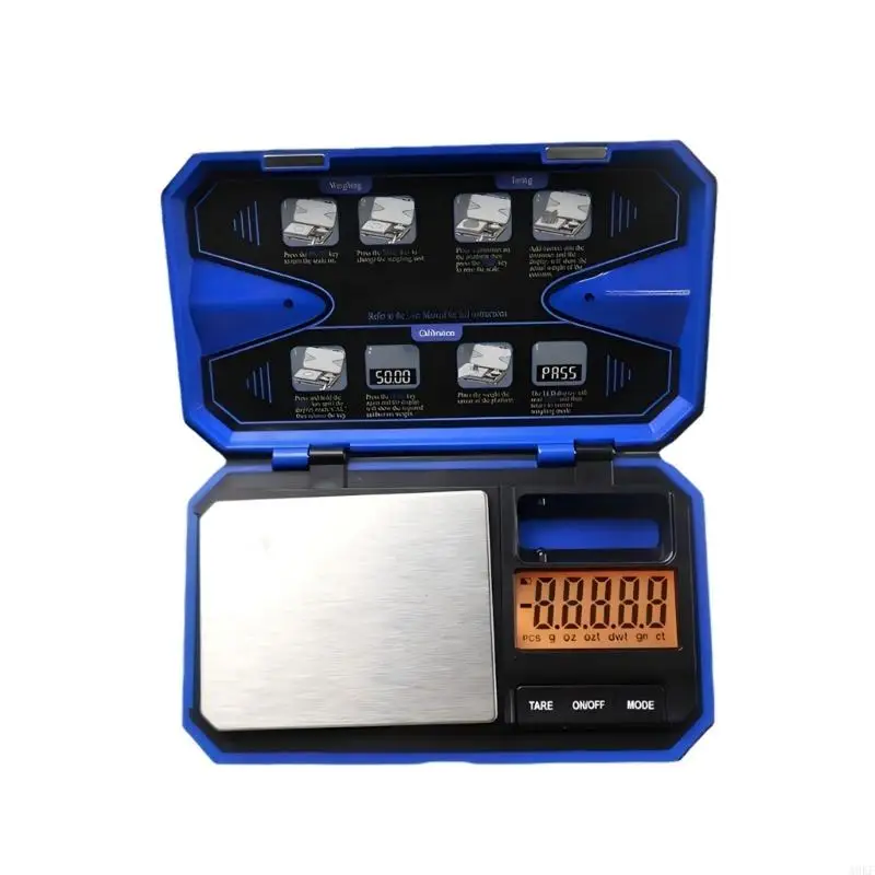 Exceptionally Accurate 50g Capacity Digital Scale With Clear Display For Gold Crystals And Science utilizes A0KF