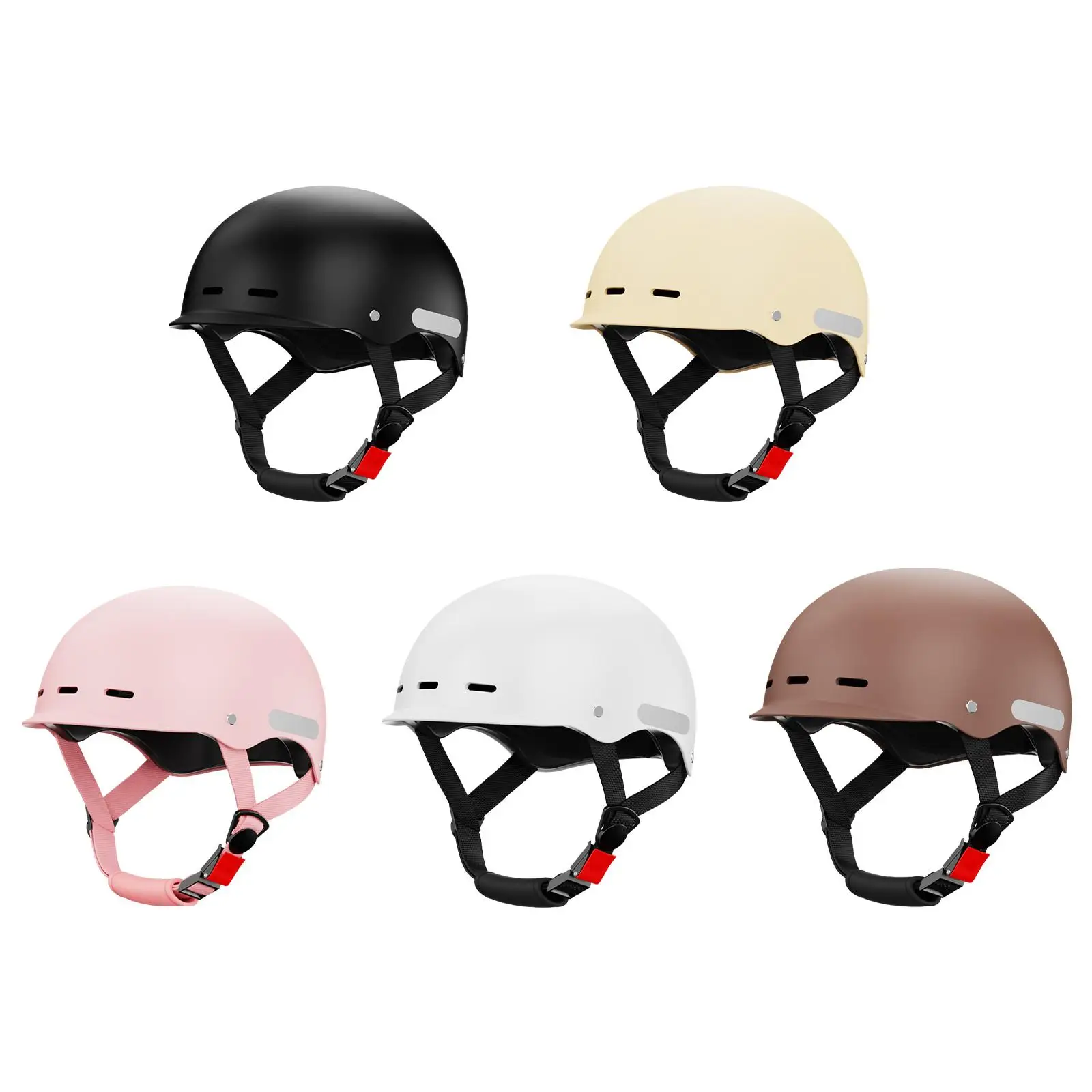 

Bike Helmet Adjustable Skateboard Helmet Breathable Comfortable Removable Half