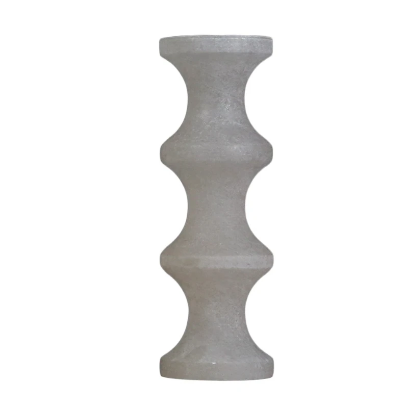 

Medieval marble candlestick base ornament