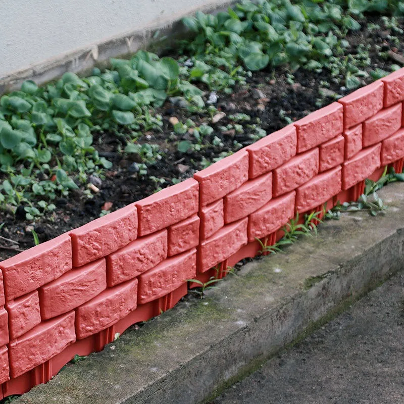 European style plastic plug-in guardrail fence