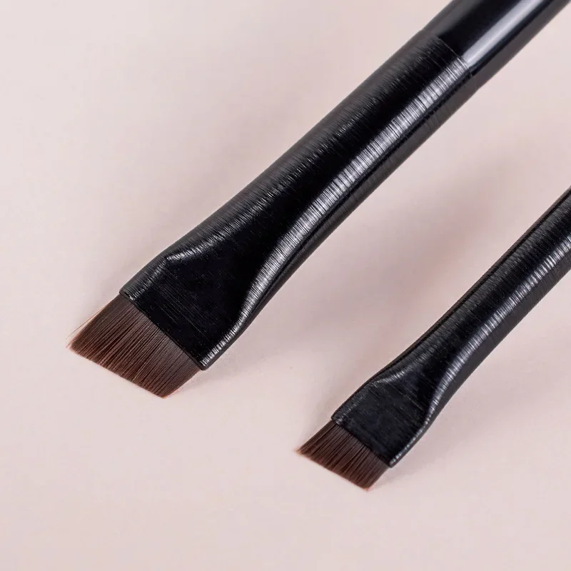 Pinceau de maquillage à lame inclinée pour les yeux, eyeliner fin et plat, outil de maquillage professionnel pour la beauté des sourcils