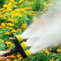 Agriculture Atomizer Nozzle Garden Lawn Sprinkler Farm Vegetable Irrigation Adjustable Large Flow Watering Tool 3/4/5/6 Way 4