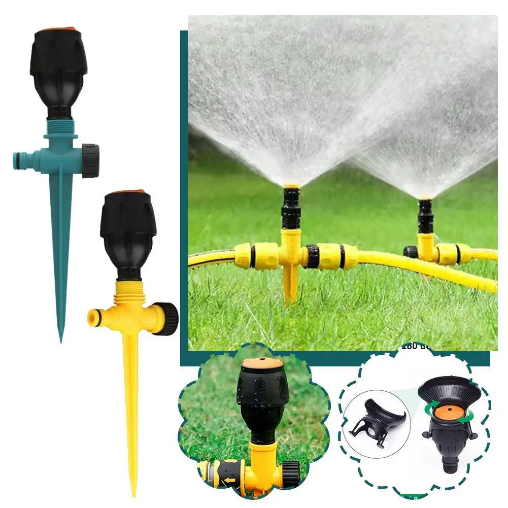 

360° Adjustable Nozzle Sprinkler Head Plug Auto Irrigation System Garden Lawn Sprinkler Gardening Supplies