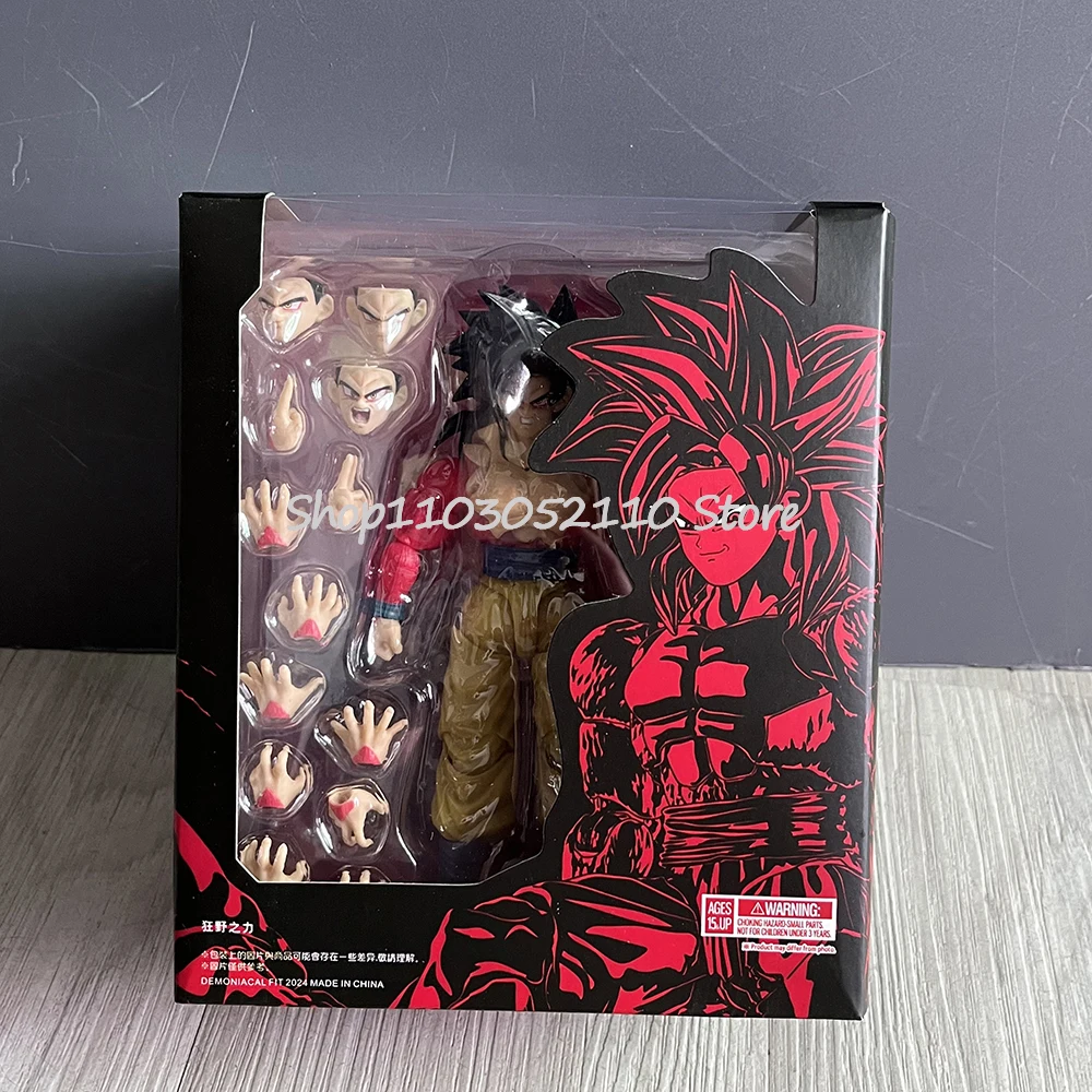 لعبة دراغون بول زد سون جوكو الشكل SHF S.H.Figuarts Ssj4 سوبر سايان 4 شخصيات الحركة الجامحة نموذج اللعب هدايا عيد الميلاد