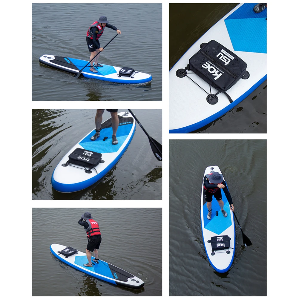 1-4Pc Draagbare Stand Up Paddle Board Opbergtas Verzegelde Rits Voedsel Opbergtas Lichtgewicht Met Bevestigingsgesp Kajak Accessoires