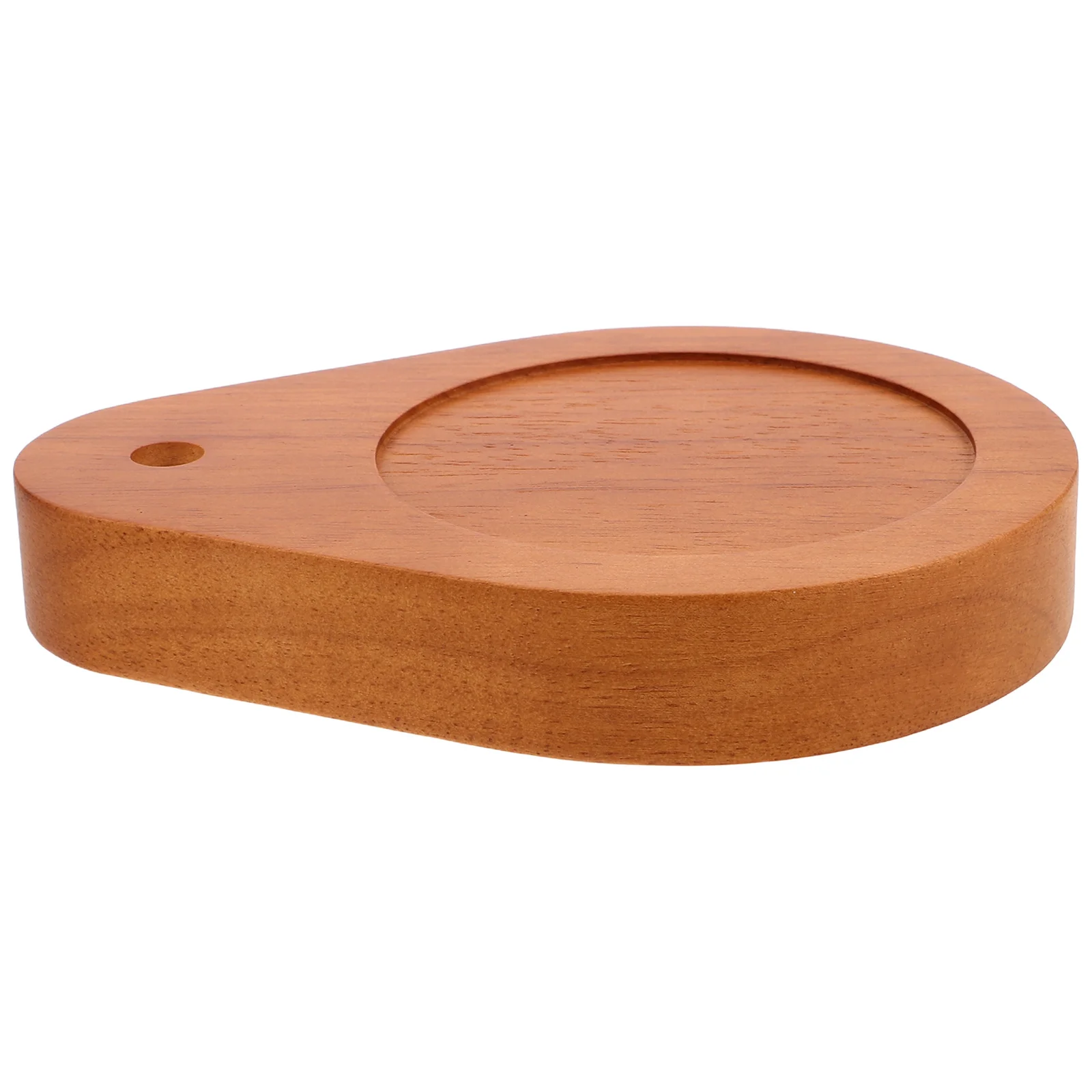 

Drop-Shaped Solid Wood Lamp Base Unique Natural Wooden Design for Bedroom Table Lamp Aromatherapy Light Holder Display Stand