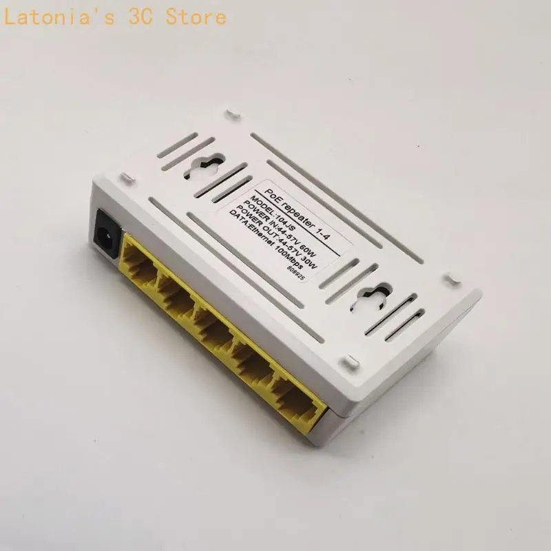 Commercial Applications PoE Splitter Hubs 1 Input 4 Outputs for Cameras Wireless Access in Various Setting X3UB