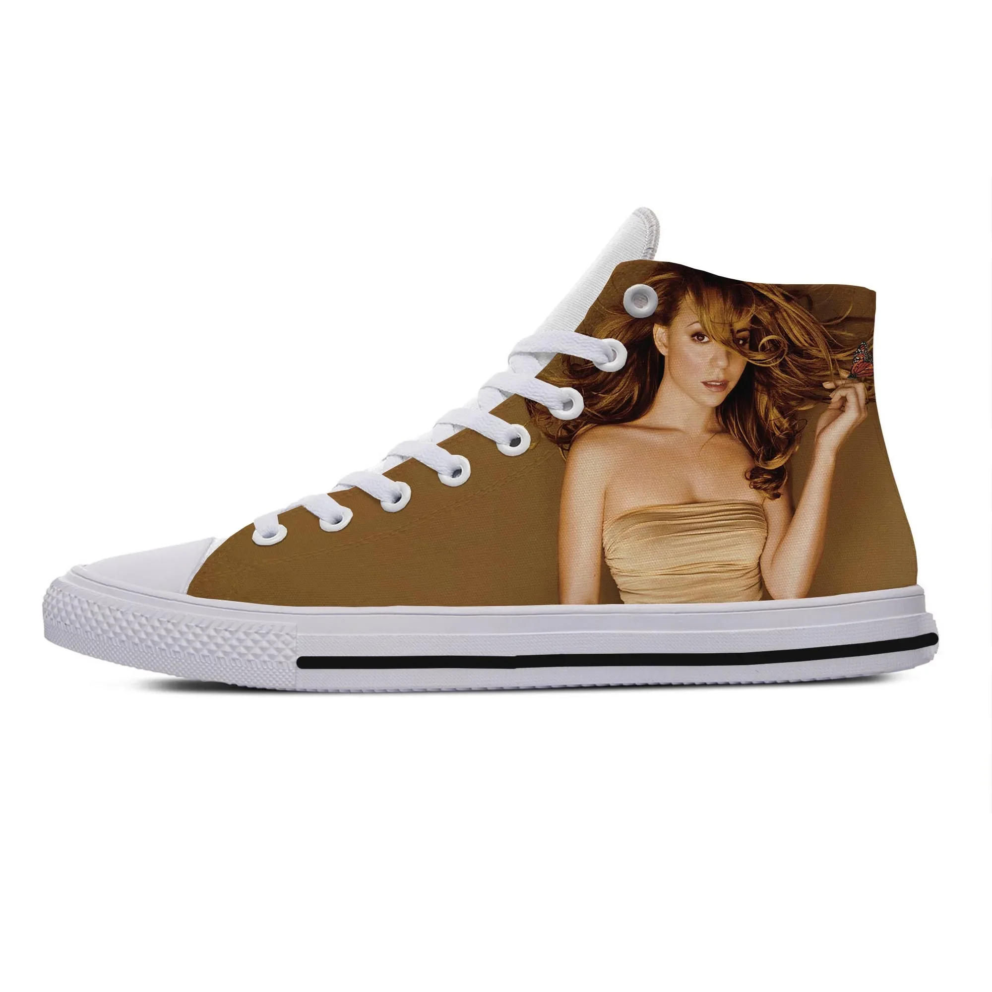 Hot Cool Fashion Pop Funny New Summer High Quality Sneakers Casual Shoes Men Women Mariah Carey High Help Classic Board Shoes