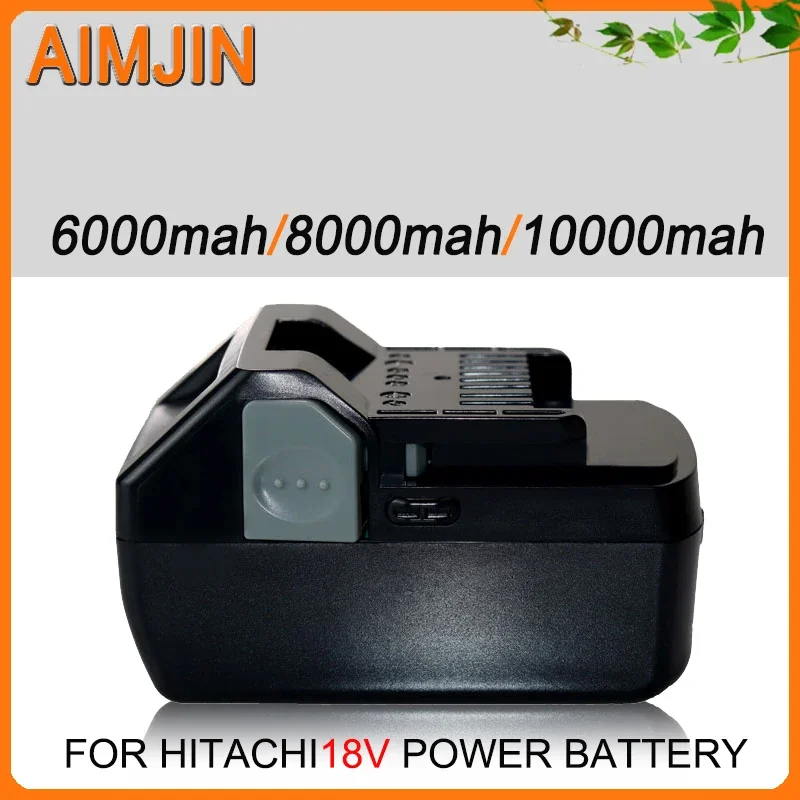 

18V 6000/8000/10000mAh for HITACHI Li-Ion Replacement Battery BSL1820 BSL1830B BSL1840 BSL1850 BSL1860B Power Tools Batteries