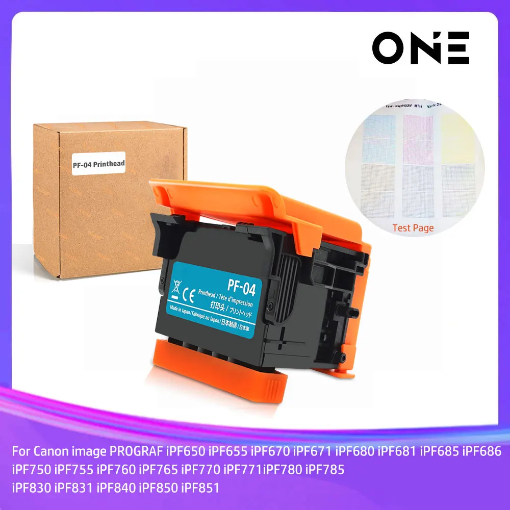 

Canon Print Head PF-04 pf04 Printhead For Canon IPF650 IPF655 IPF685 IPF750 IPF755 IPF760 IPF765 IPF830 IPF835 IPF840 IPF850