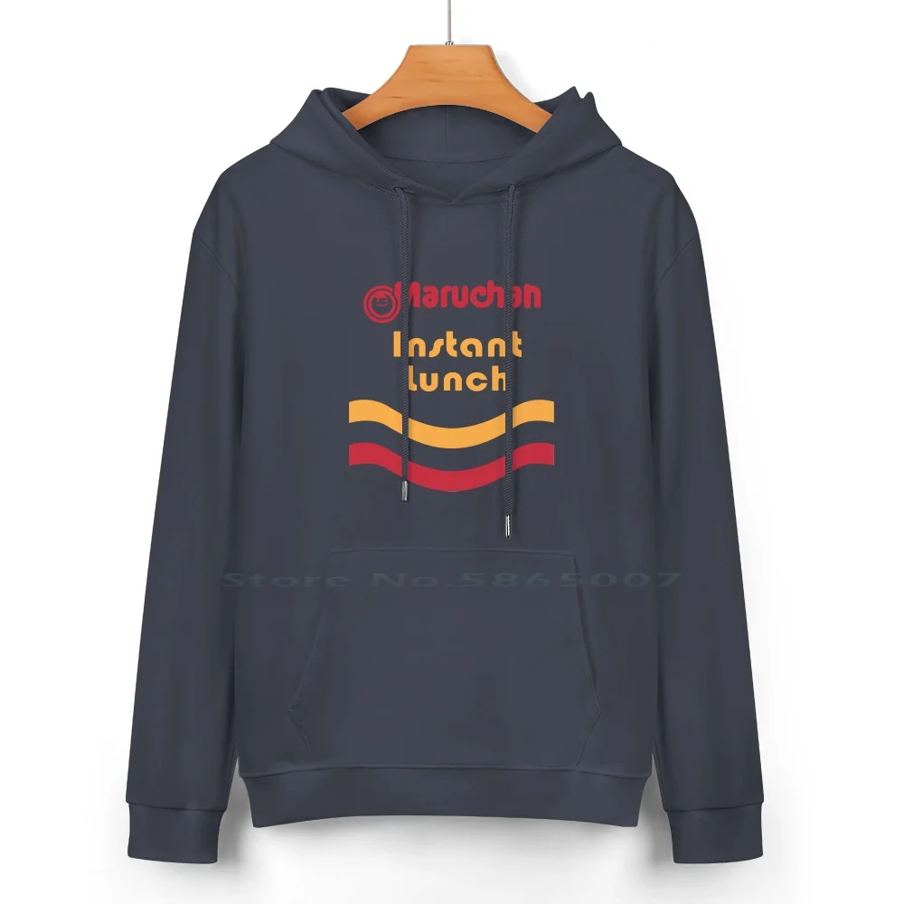 Maruchan Instant Lunch Pure Cotton Hoodie Sweater 24 Colors Maruchan Instant Lunch Ramen Japanese Lines Curves Logo Gag Cup