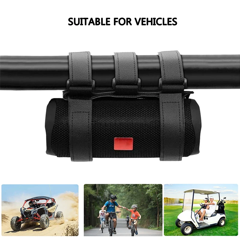 

Universal Portable Speakers Strap Adjustable Water Bottle Cage Speaker Bracket Fits MTB Road Bike Golf Cart Boat UTV