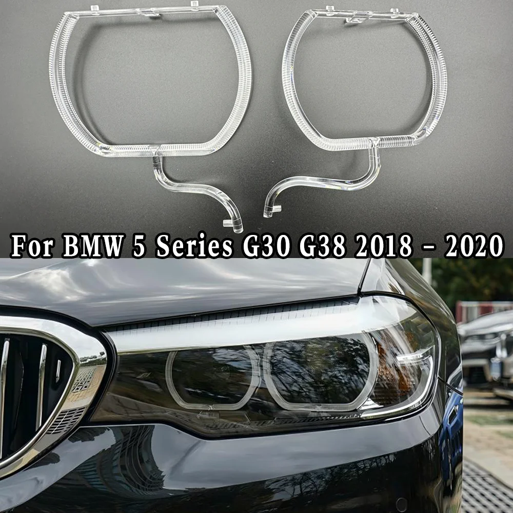 

For BMW 5 Series G30 G38 2018 2019 2020 Halogen DRL Daytime Running Light Guide Plate Replacement Headlight Angel Eyes Tube